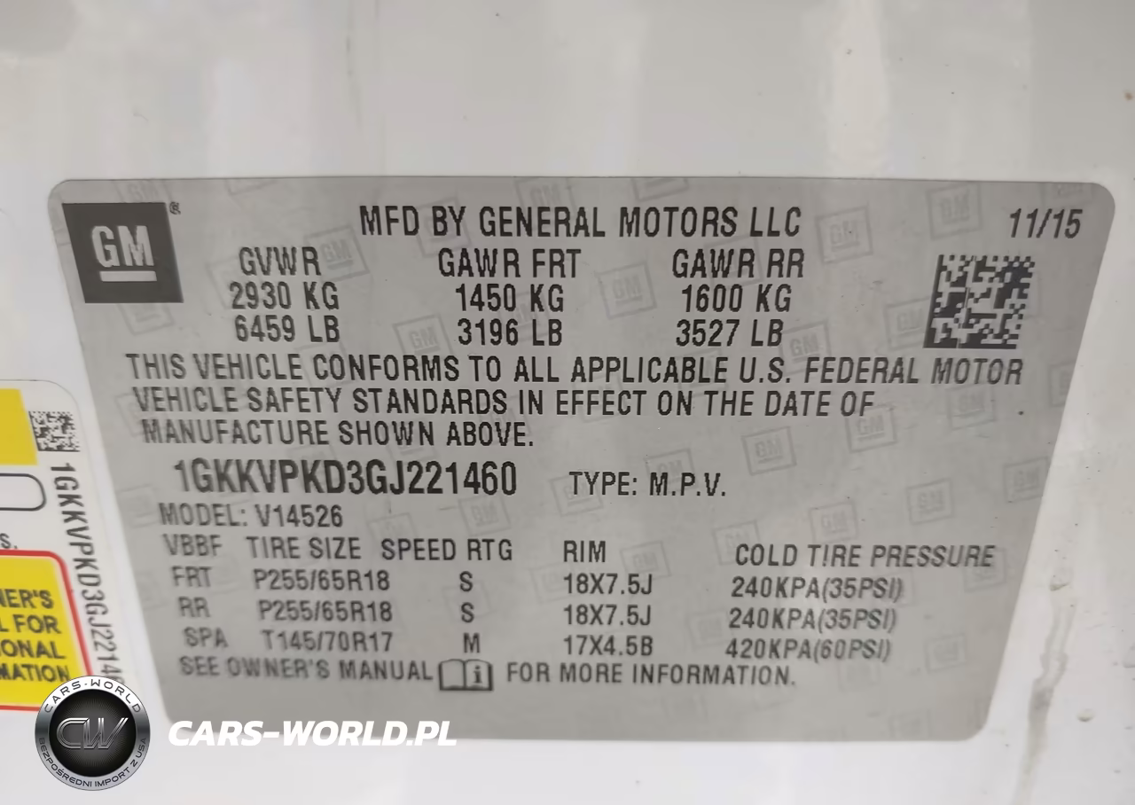 2016 GMC Acadia Sle-2 VIN:1GKKVPKD3GJ221460 - 9