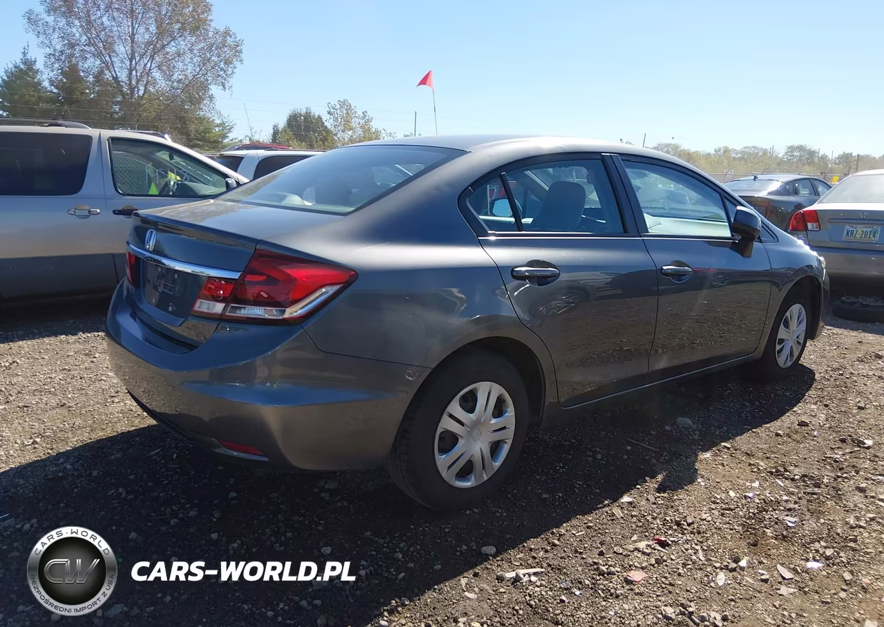 2013 Honda Civic Lx VIN:19XFB2F50DE088841 - 4