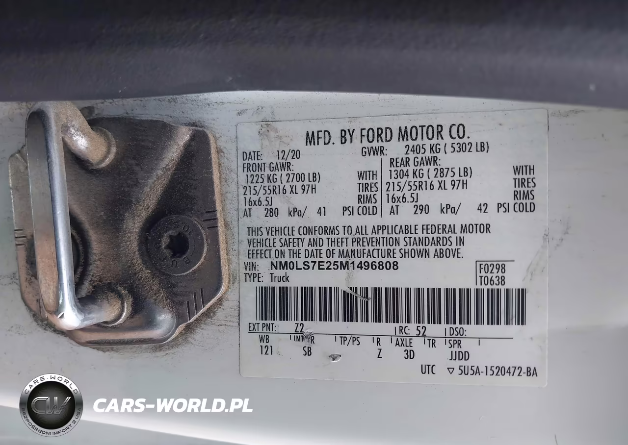 2021 Ford Transit Connect Xl VIN:NM0LS7E25M1496808 - 9
