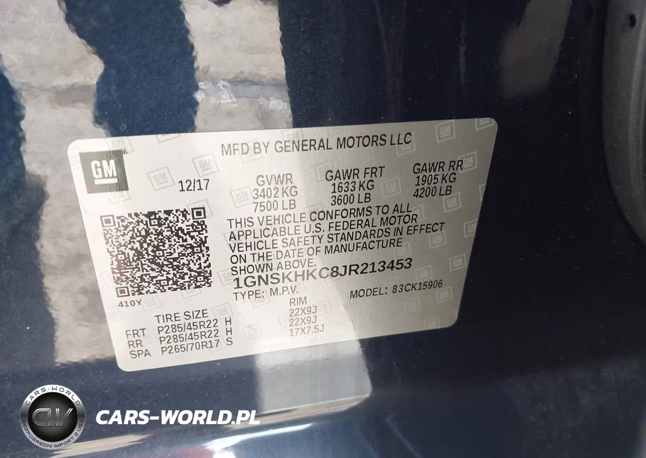 2018 Chevrolet Suburban Lt VIN:1GNSKHKC8JR213453 - 9