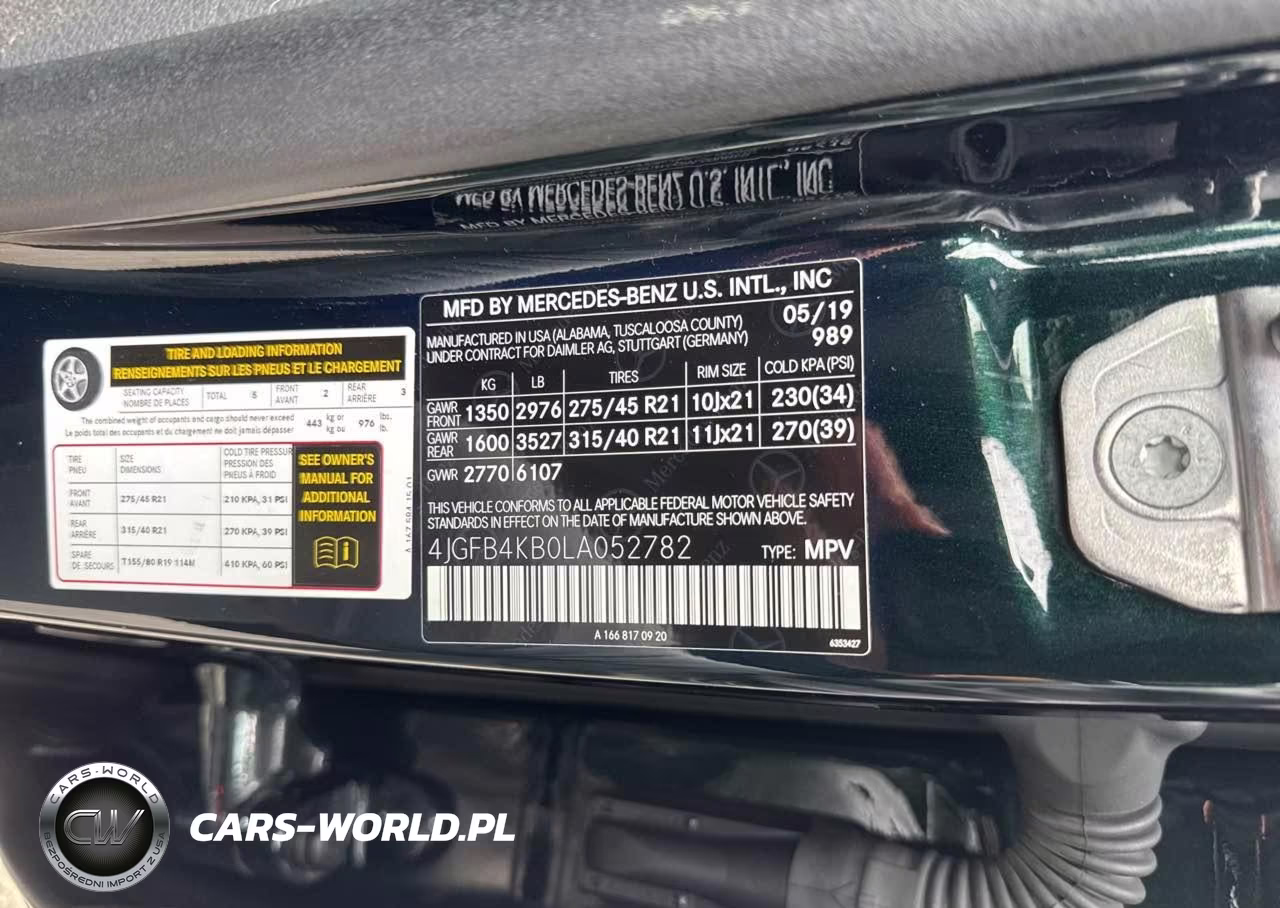 2020 Mercedes-Benz Gle 350 4Matic VIN:4JGFB4KB0LA052782 - 9