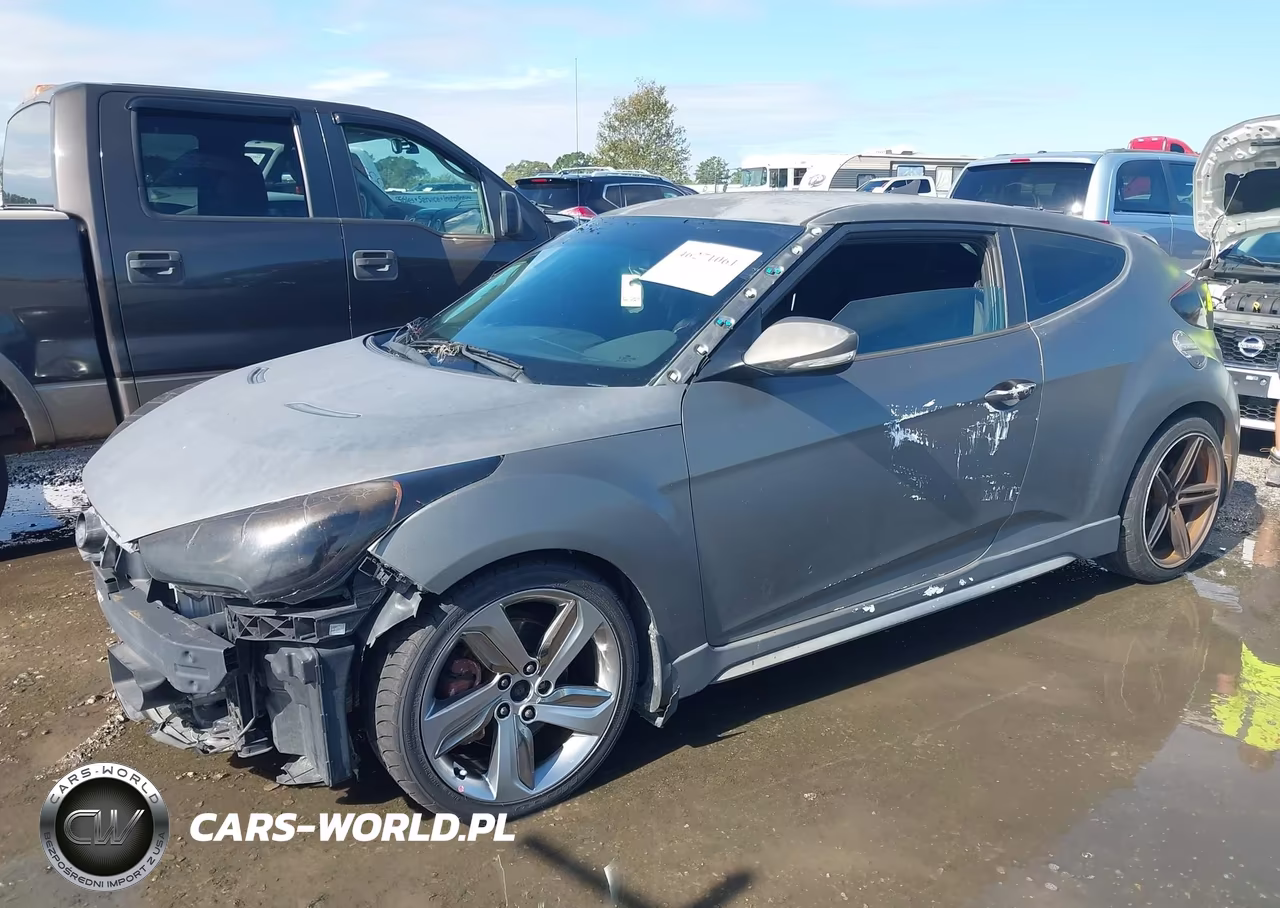 2015 Hyundai Veloster Turbo VIN:KMHTC6AE5FU238215 - 2