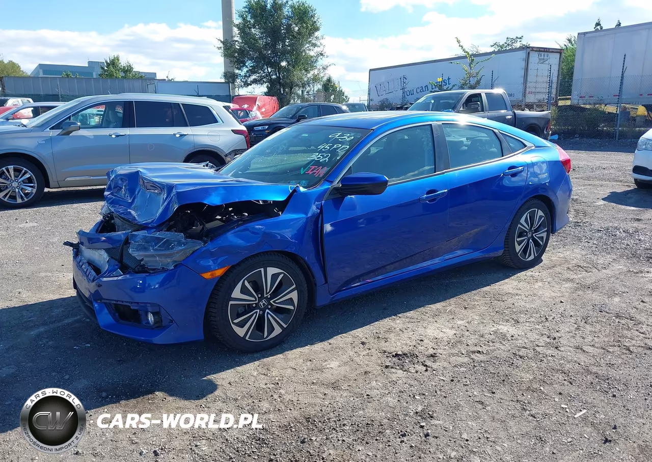 2017 Honda Civic Ex-T VIN:2HGFC1F36HH640697 - 2