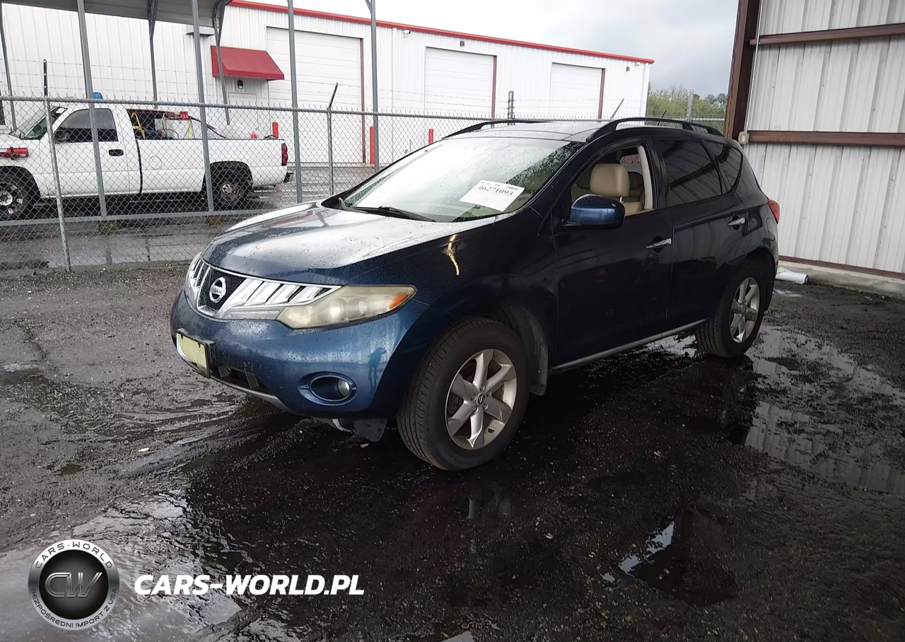 2010 Nissan Murano Sl VIN:JN8AZ1MW1AW102375 - 2
