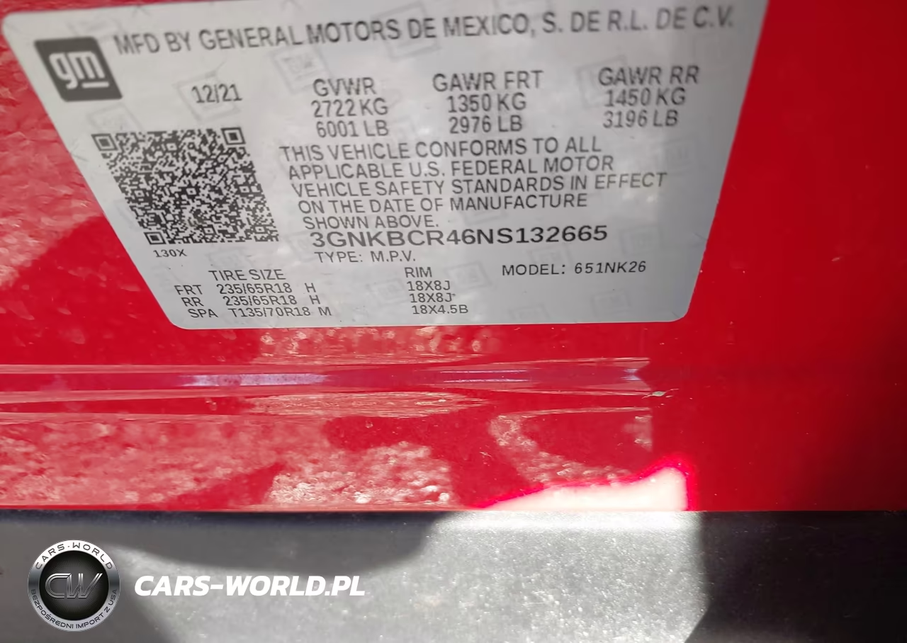 2022 Chevrolet Blazer Fwd 2Lt VIN:3GNKBCR46NS132665 - 9