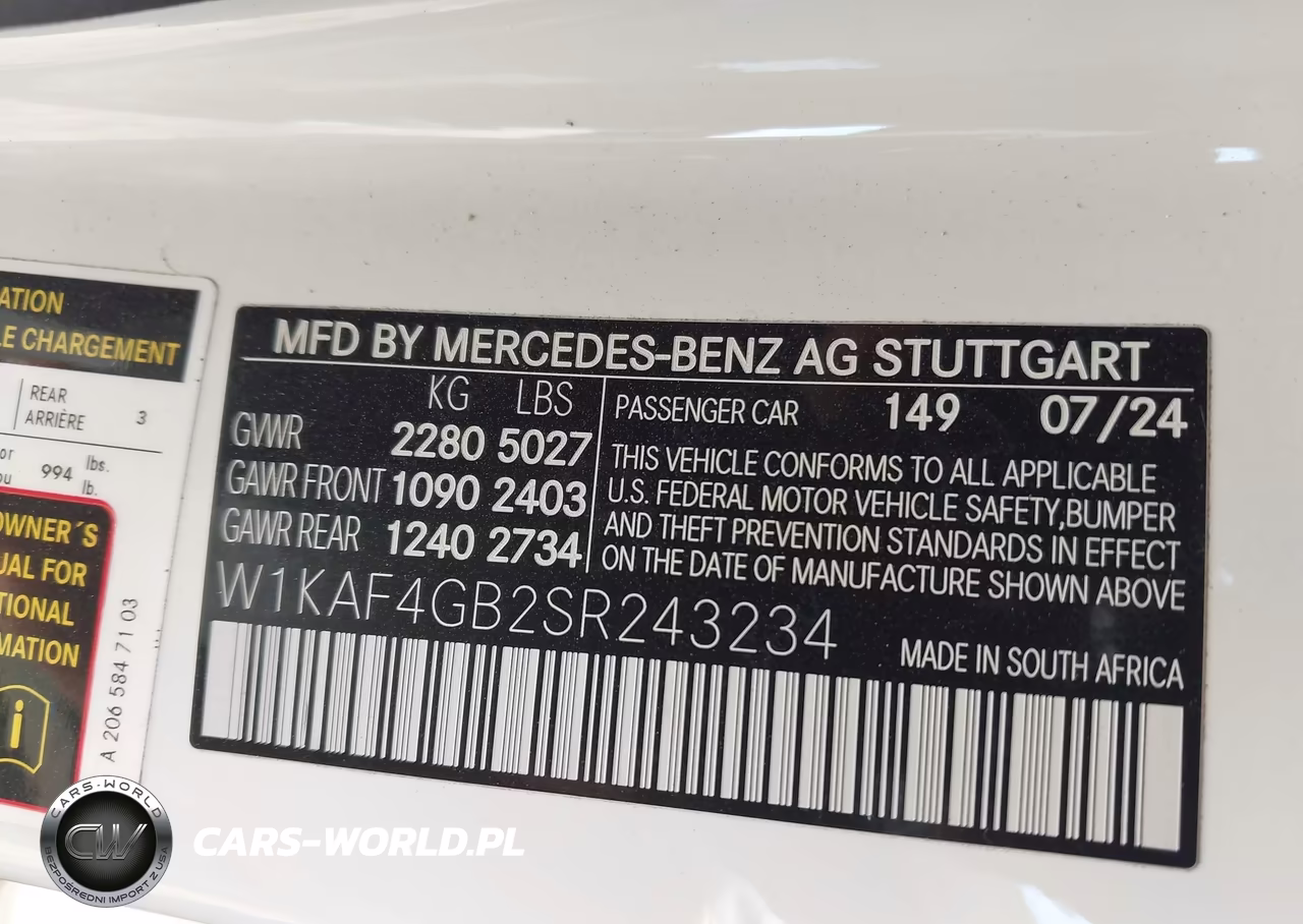 2025 Mercedes-Benz C 300 VIN:W1KAF4GB2SR243234 - 9