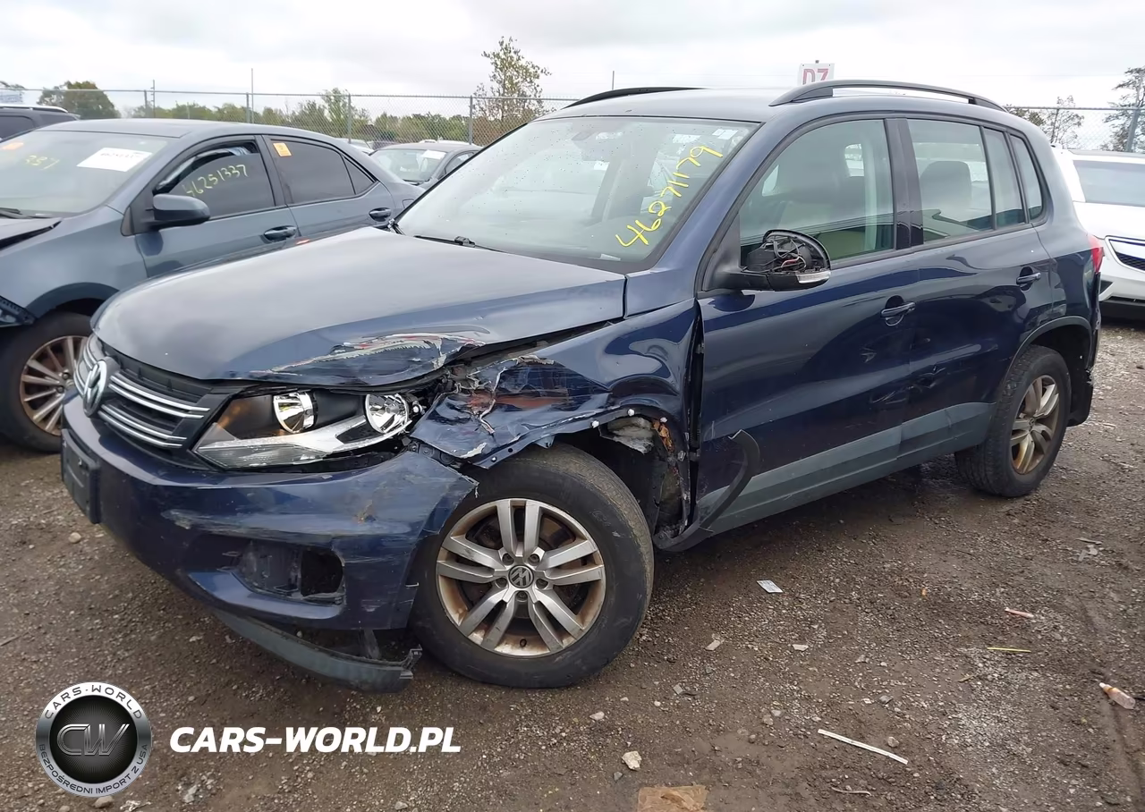 2016 Volkswagen Tiguan S VIN:WVGBV7AXXGW590497 - 2