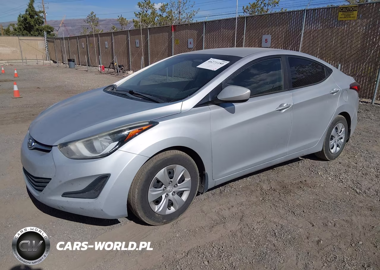 2016 Hyundai Elantra Se VIN:5NPDH4AE7GH669908 - 2