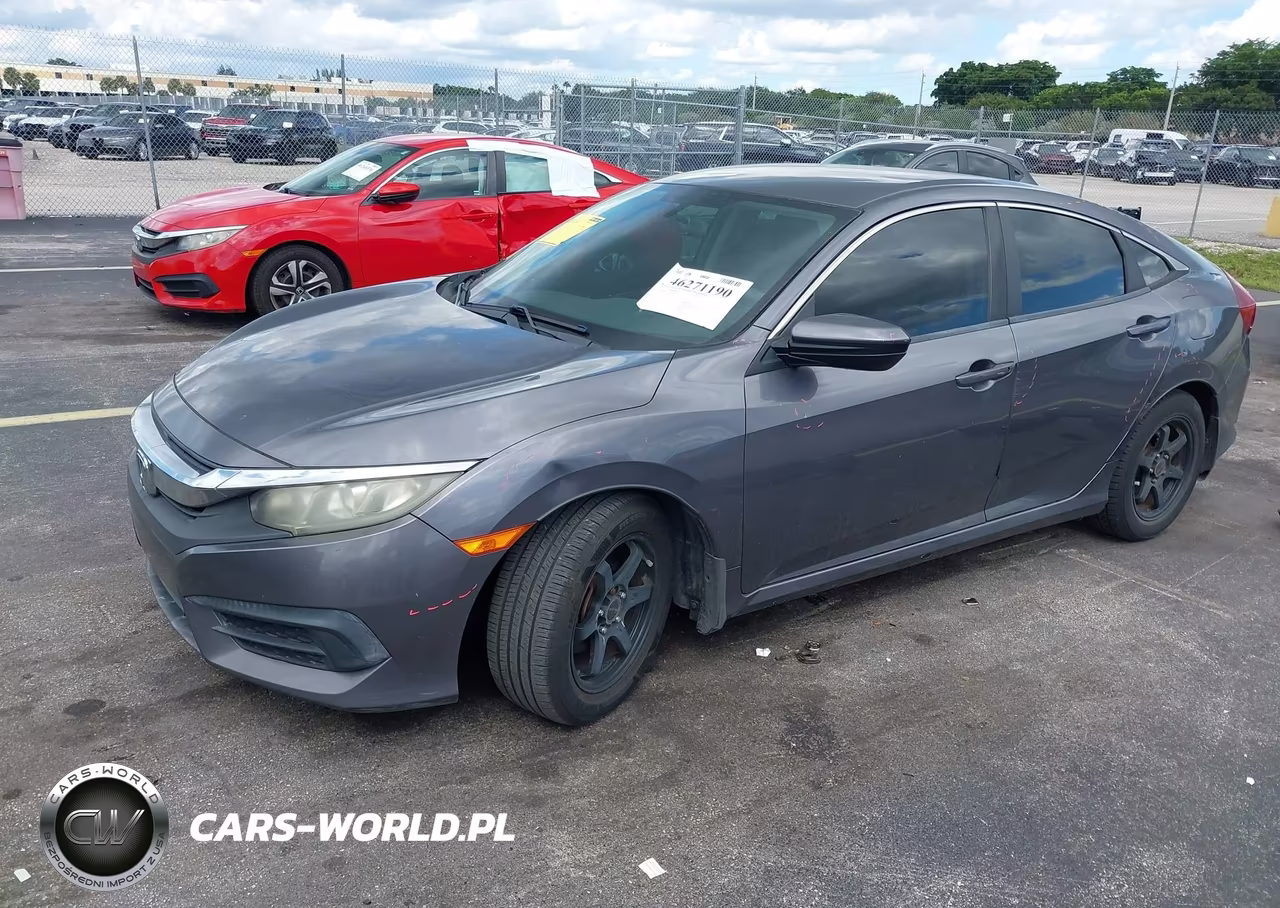 2017 Honda Civic Lx VIN:19XFC2F56HE026153 - 2