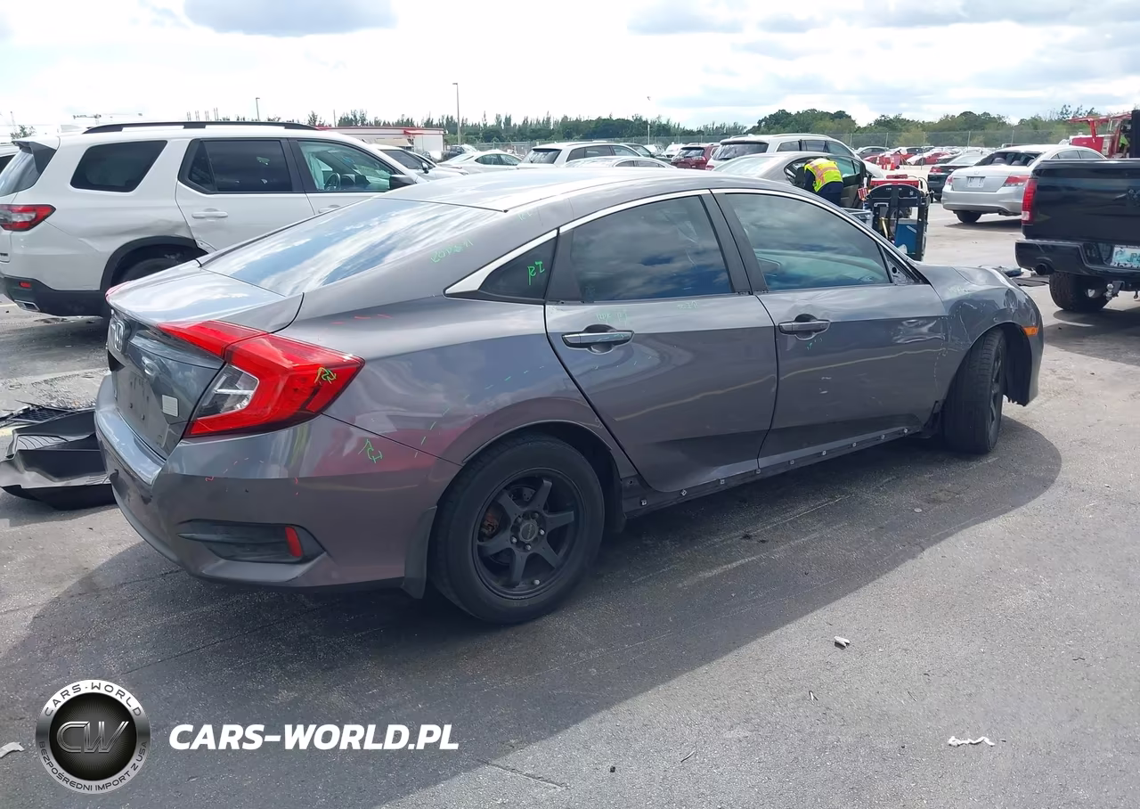 2017 Honda Civic Lx VIN:19XFC2F56HE026153 - 4