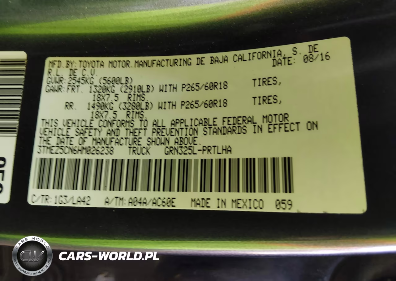 2017 Toyota Tacoma Limited VIN:3TMEZ5CN6HM026238 - 9