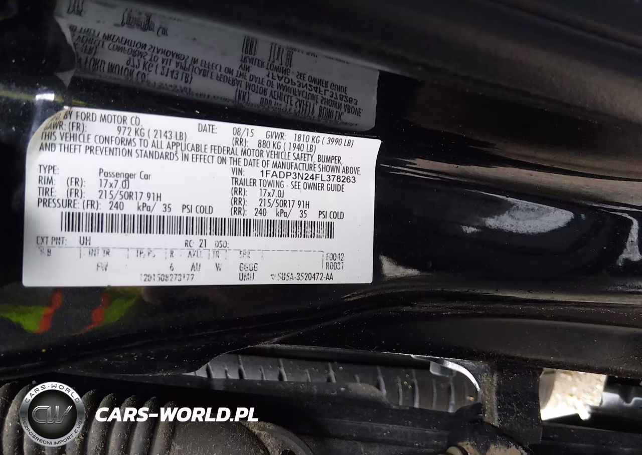 2015 Ford Focus Titanium VIN:1FADP3N24FL378263 - 9