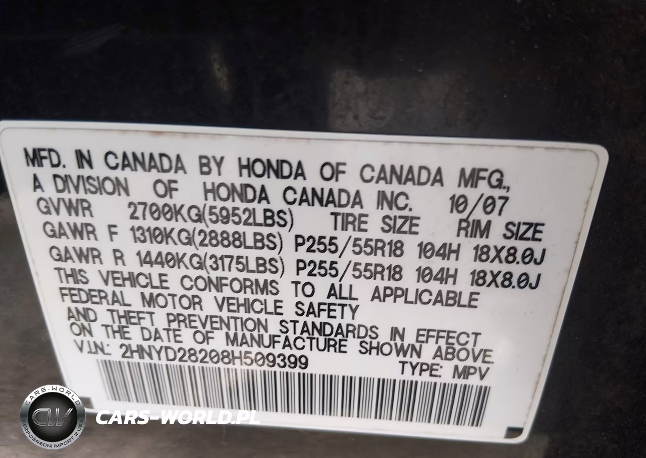 2008 Acura Mdx VIN:2HNYD28208H509399 - 9