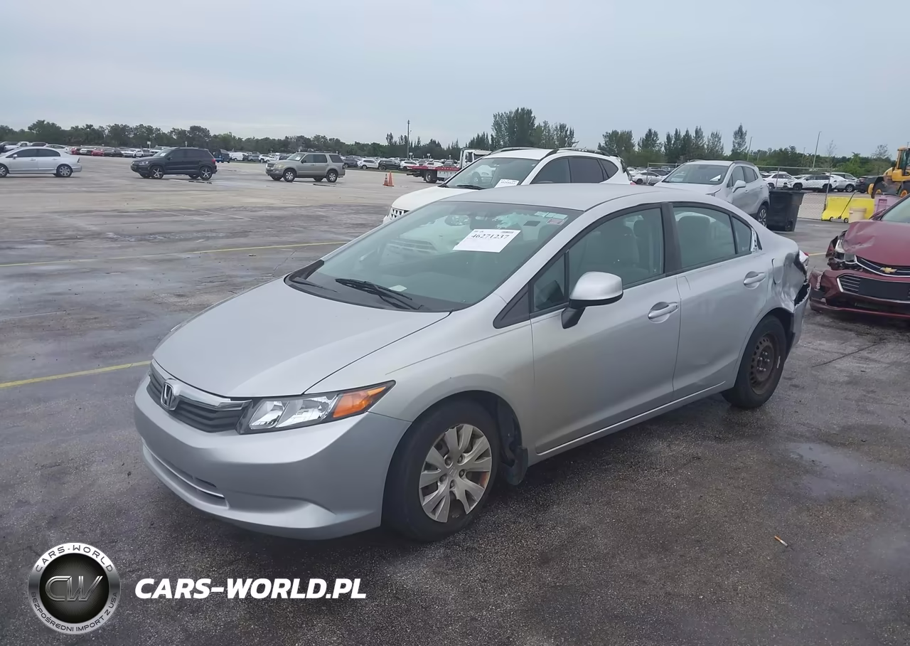 2012 Honda Civic Lx VIN:19XFB2F56CE067510 - 2