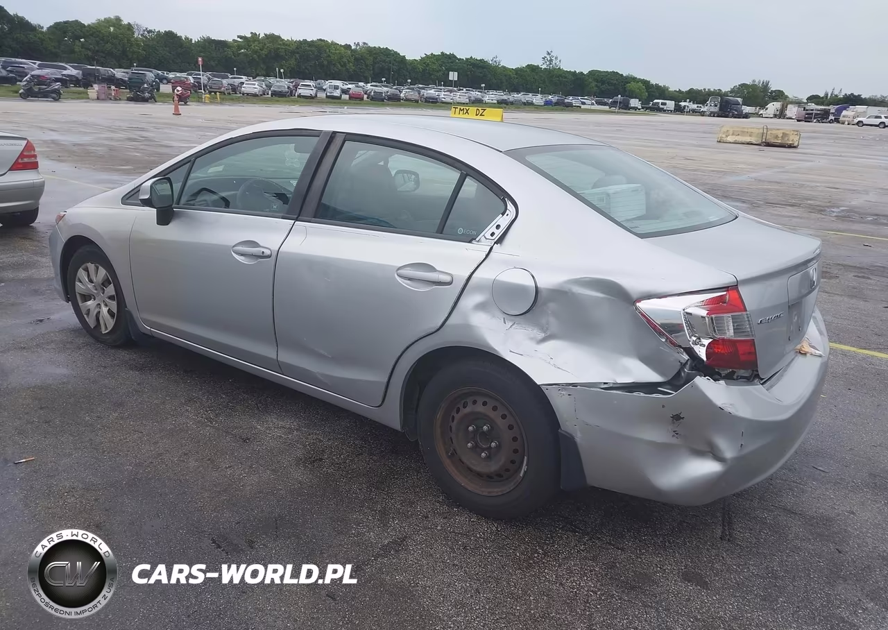 2012 Honda Civic Lx VIN:19XFB2F56CE067510 - 3