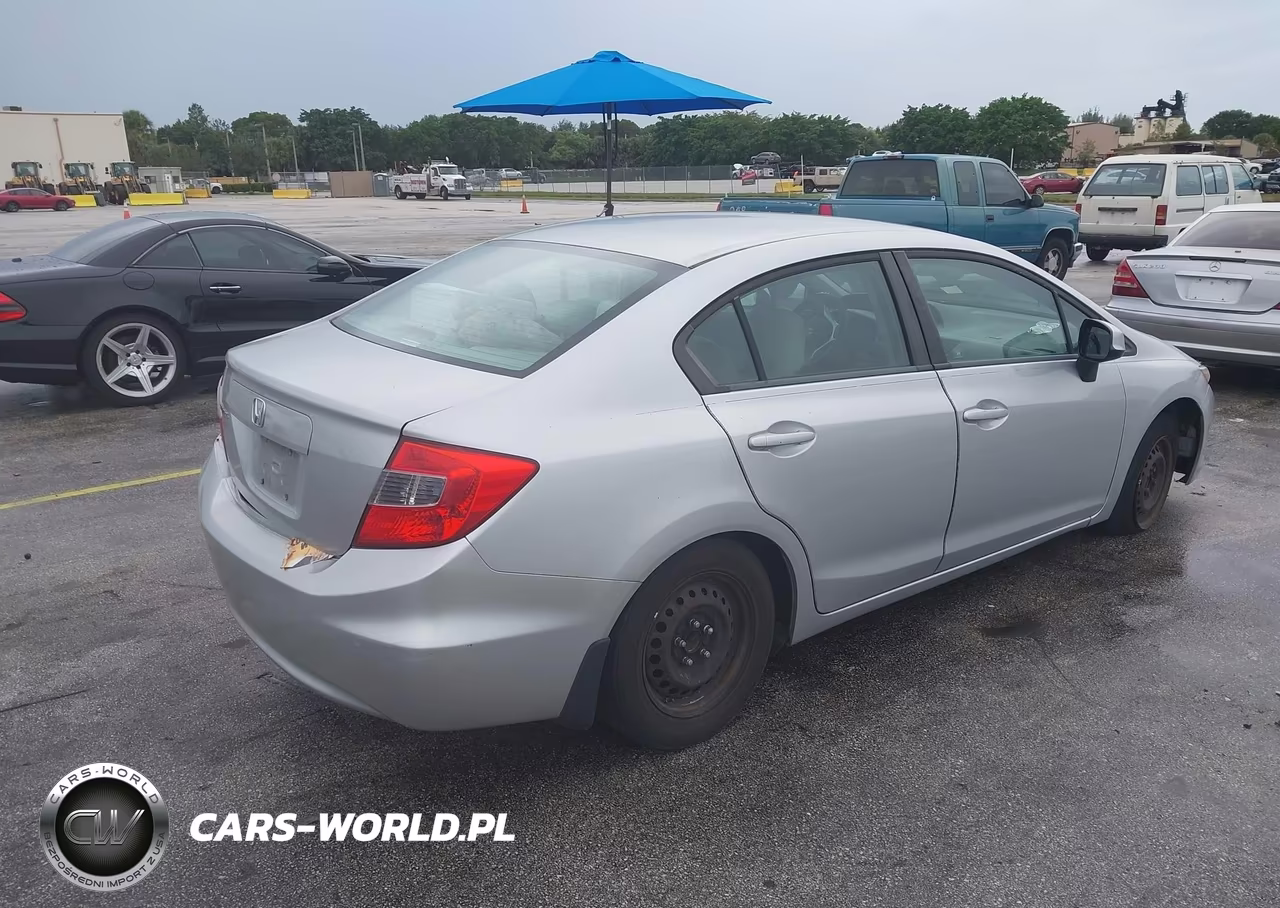 2012 Honda Civic Lx VIN:19XFB2F56CE067510 - 4
