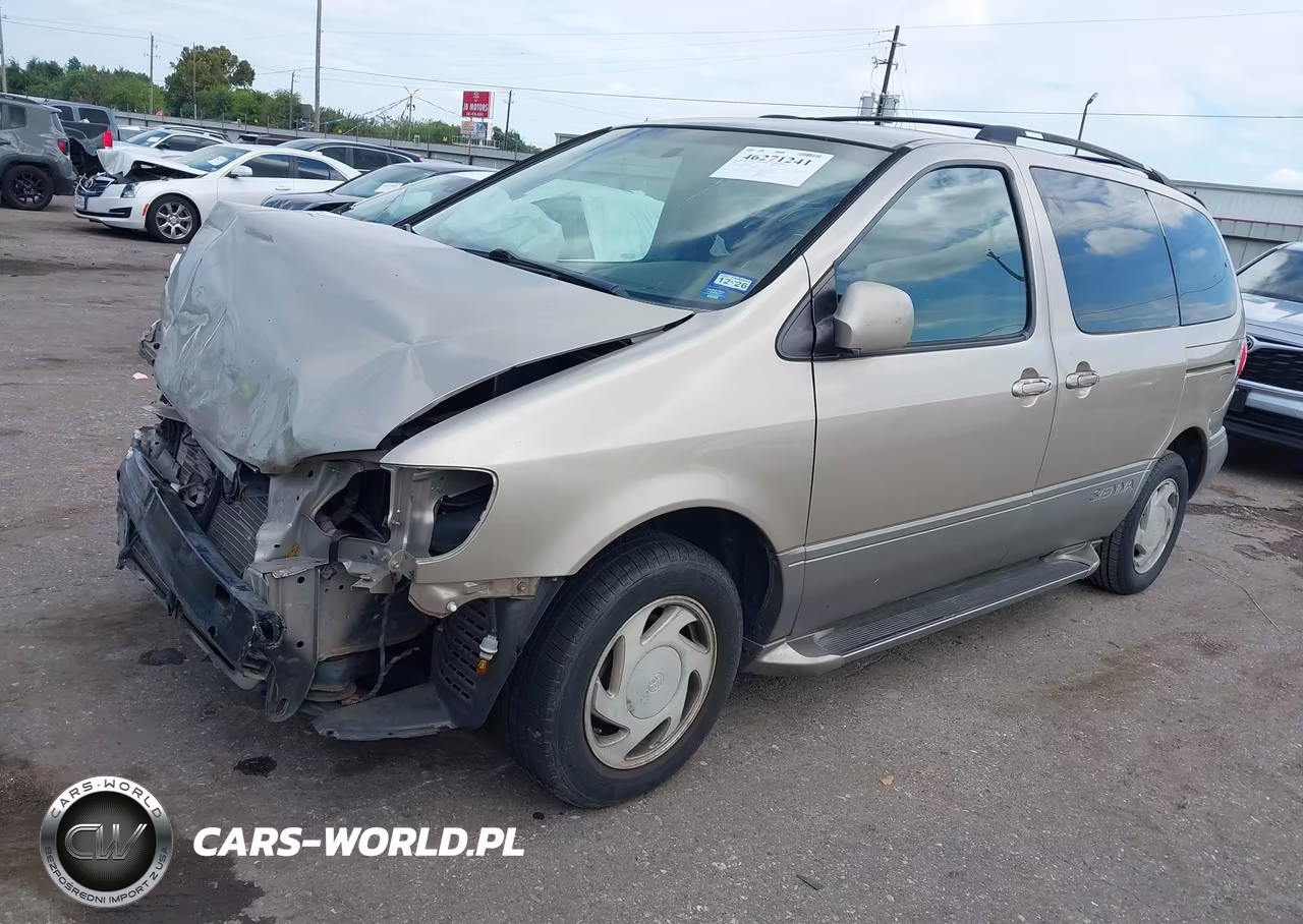 2002 Toyota Sienna Xle VIN:4T3ZF13C62U448775 - 2