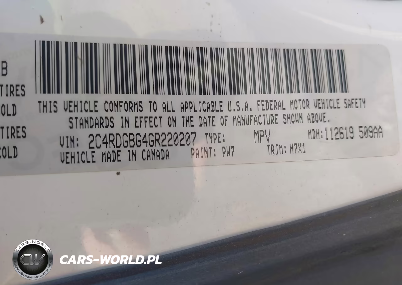 2016 Dodge Grand Caravan American Value Pkg VIN:2C4RDGBG4GR220207 - 9