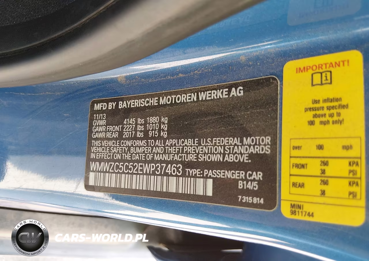 2014 Mini Countryman Cooper S VIN:WMWZC5C52EWP37463 - 9