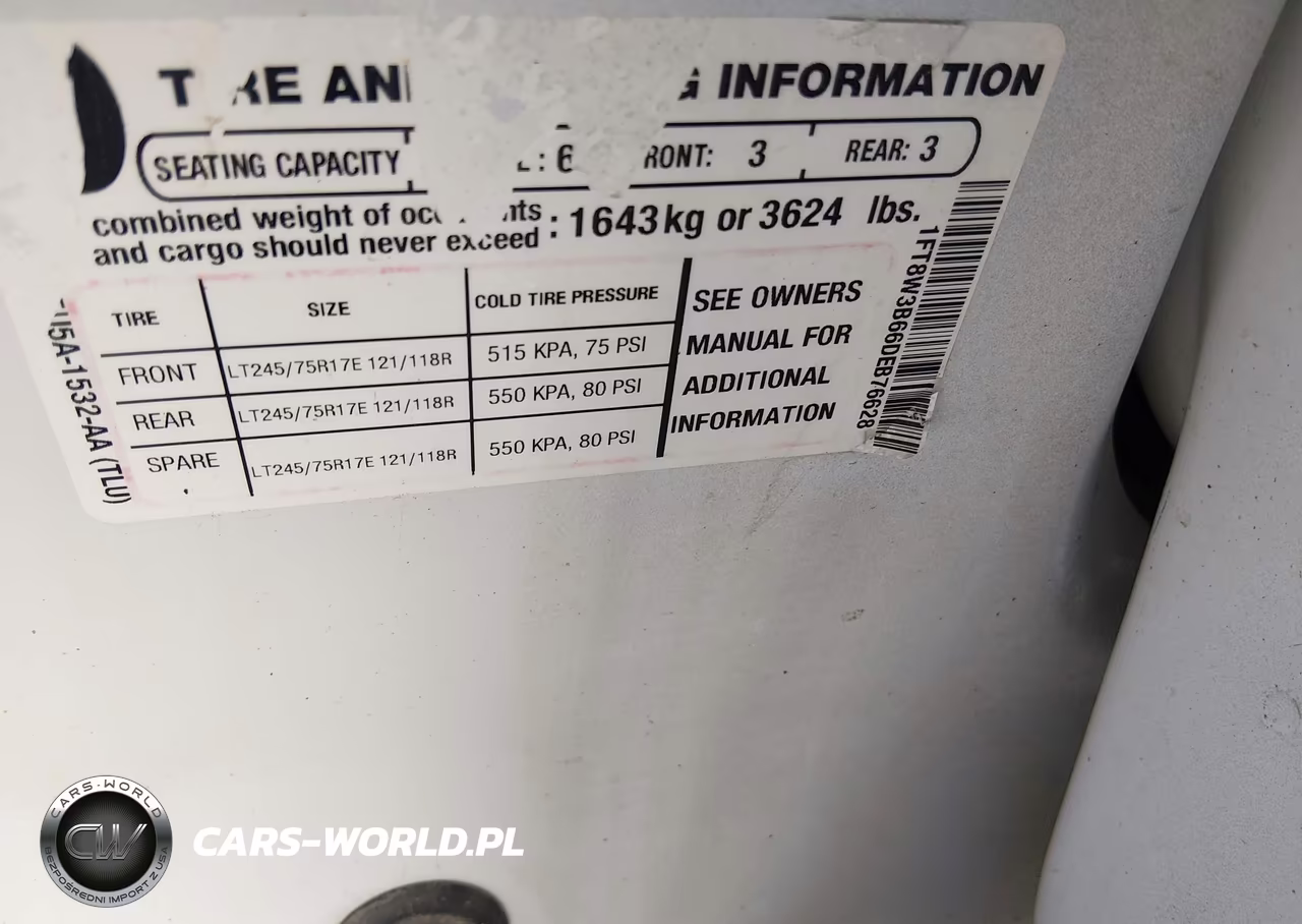 2013 Ford F-350 Xl VIN:1FT8W3B66DEB76628 - 8