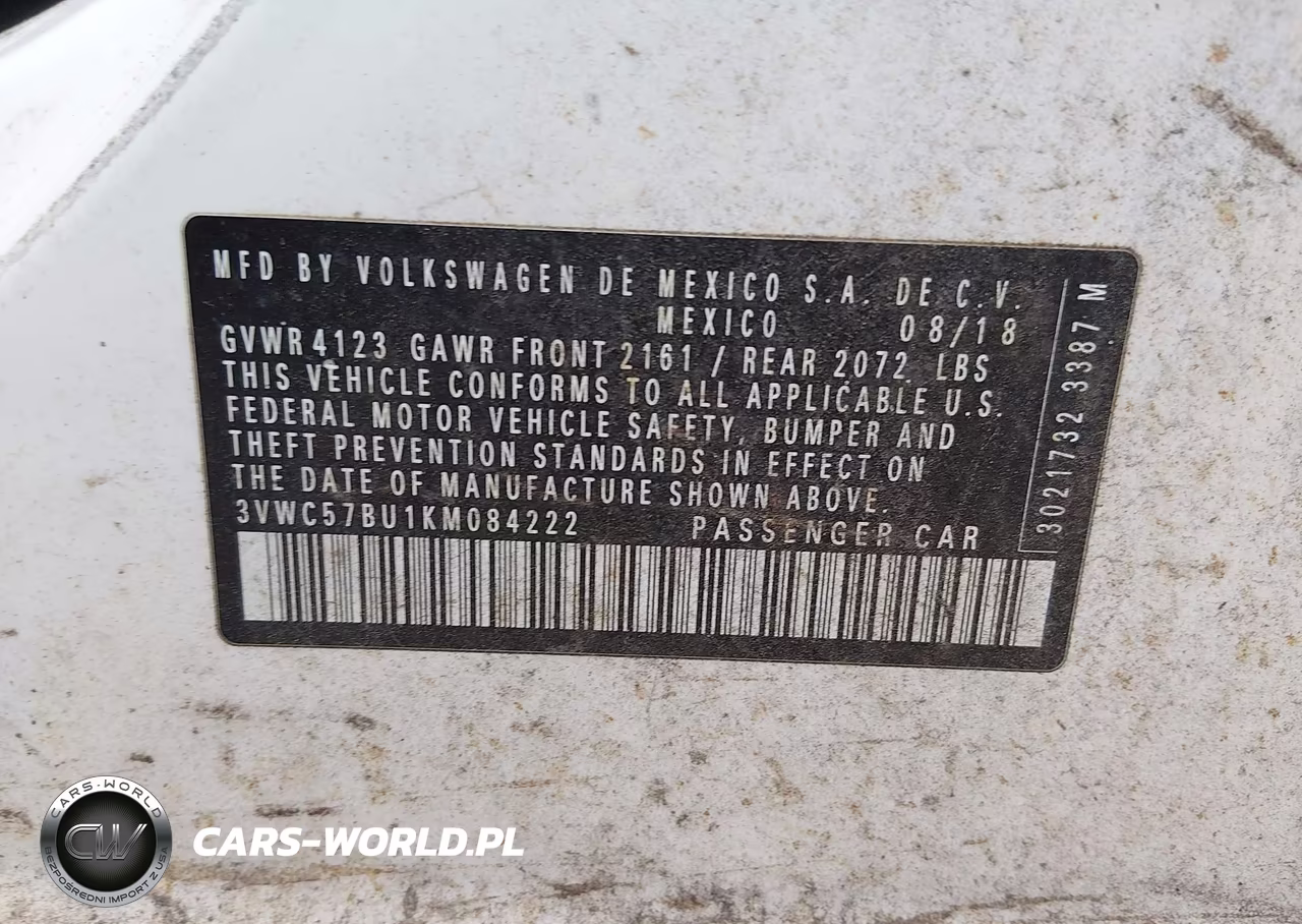 2019 Volkswagen Jetta 1.4T R-Line-1.4T S-1.4T Se VIN:3VWC57BU1KM084222 - 9