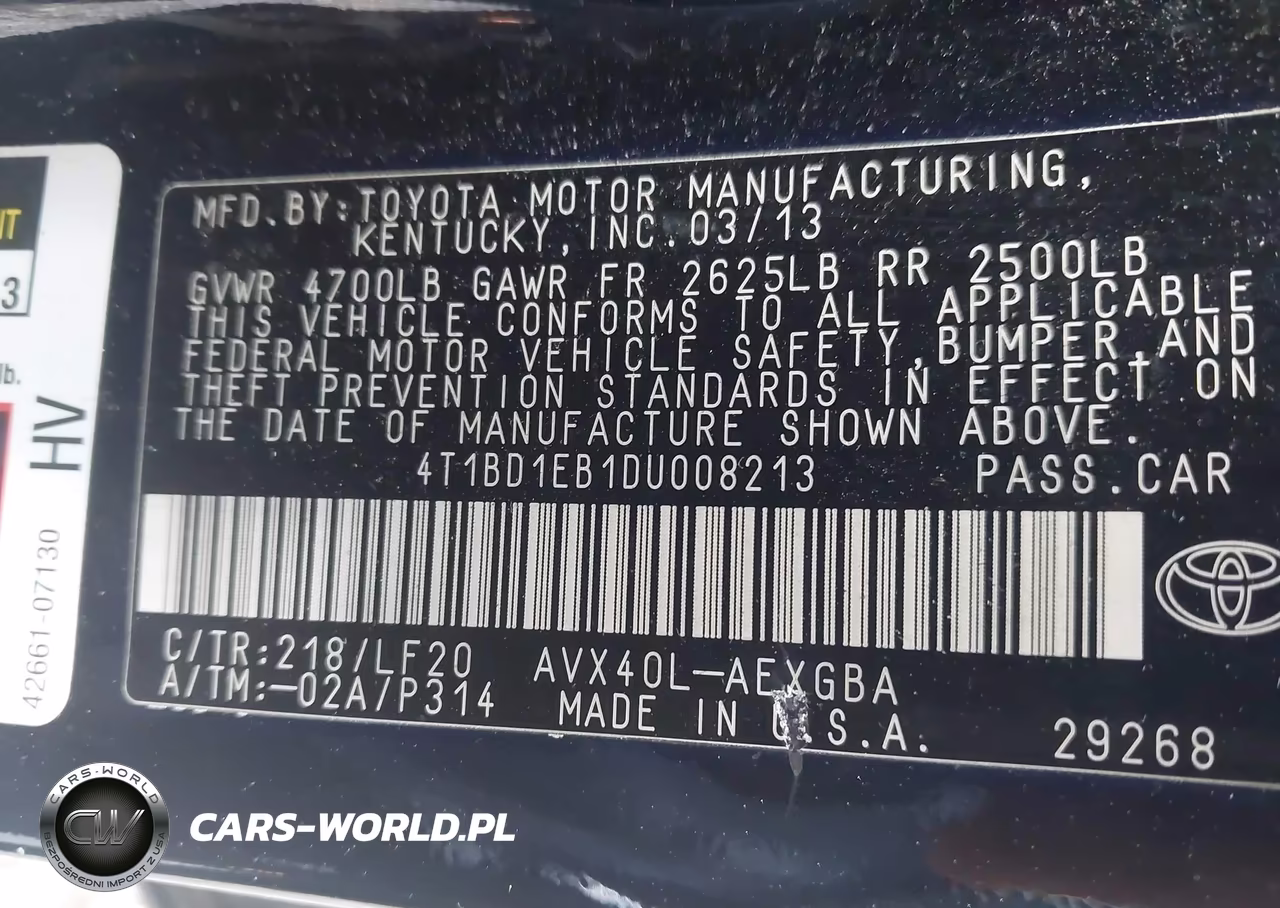 2013 Toyota Avalon Hybrid Limited-Xle Premium-Xle Touring VIN:4T1BD1EB1D4008213 - 9