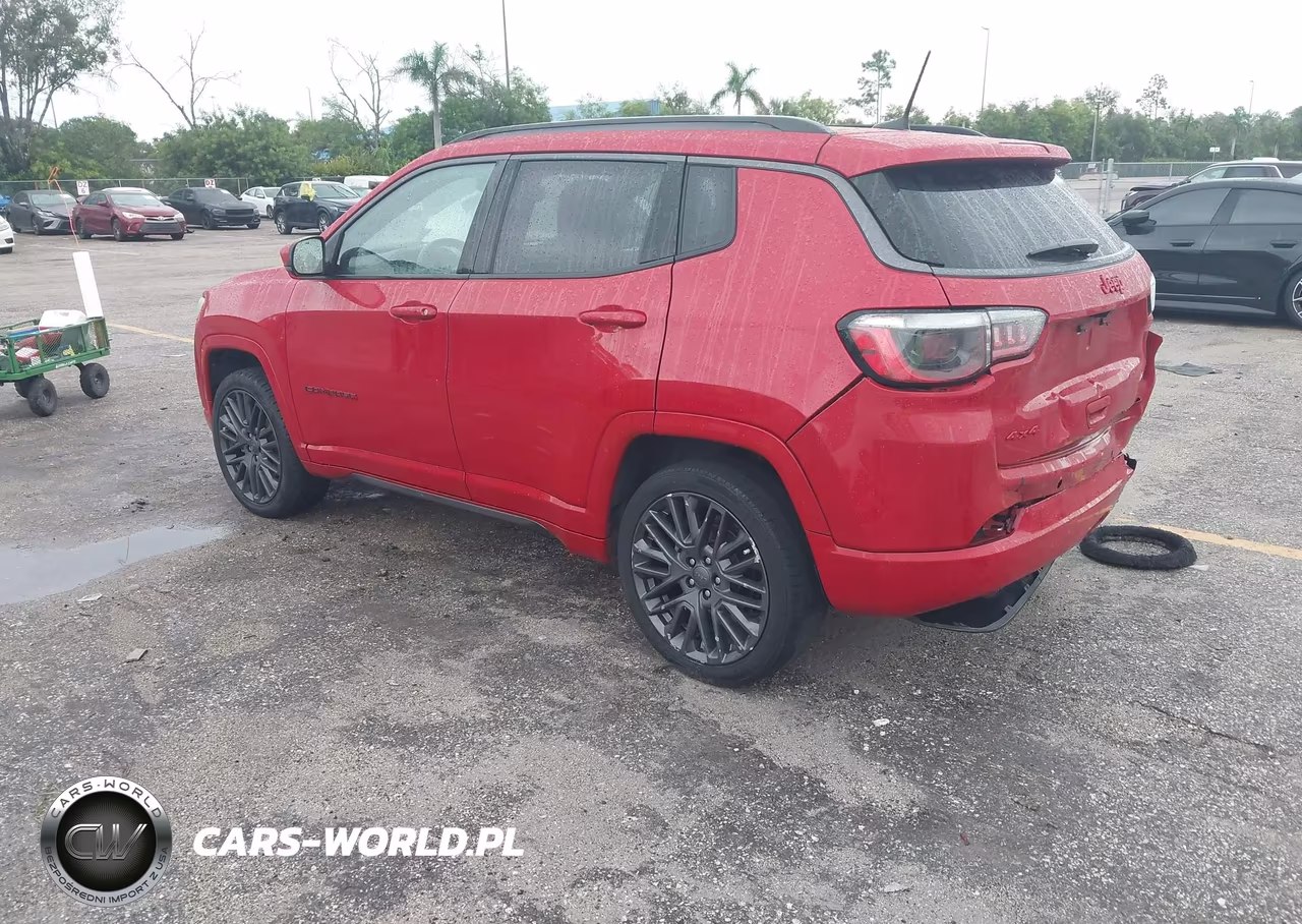 2022 Jeep Compass (Red) Edition 4X4 VIN:3C4NJDCB3NT154977 - 3