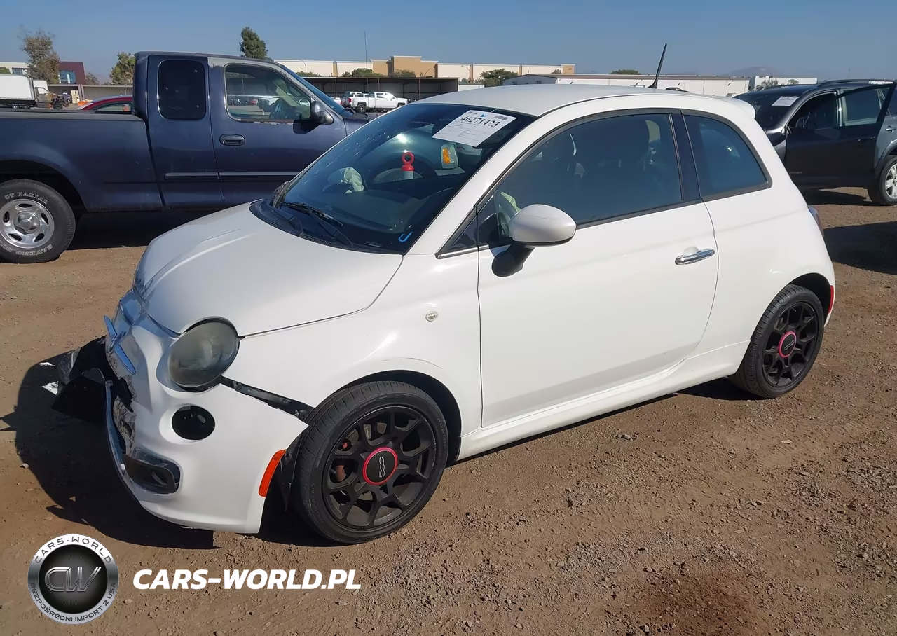 2015 Fiat 500 Sport VIN:3C3CFFBR4FT653134 - 2
