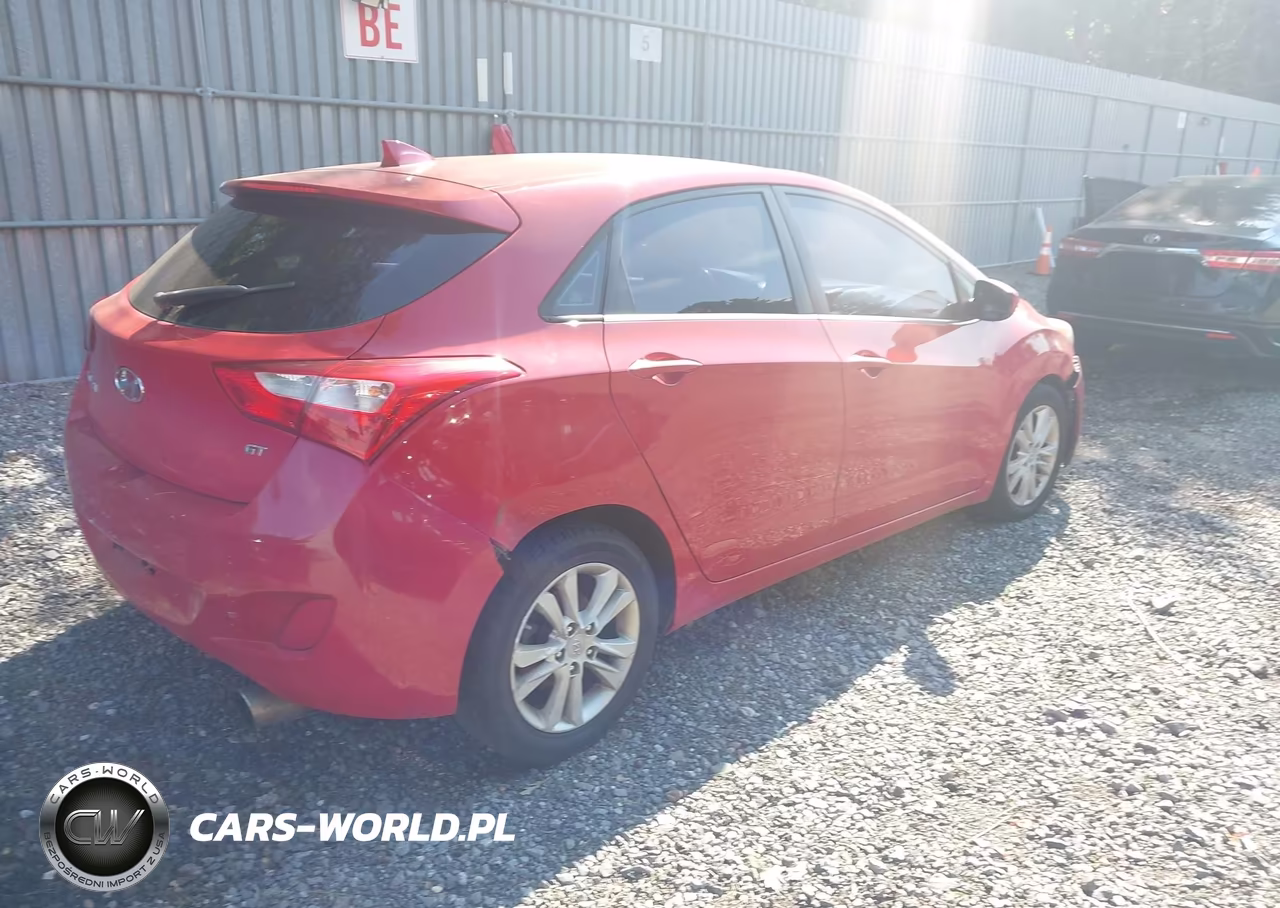 2013 Hyundai Elantra Gt Base W-Blue VIN:KMHD35LE8D4034064 - 4
