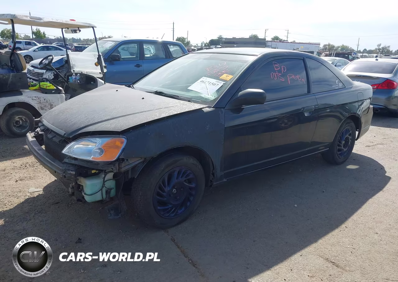 2001 Honda Civic Lx VIN:1HGEM21591L053765 - 2