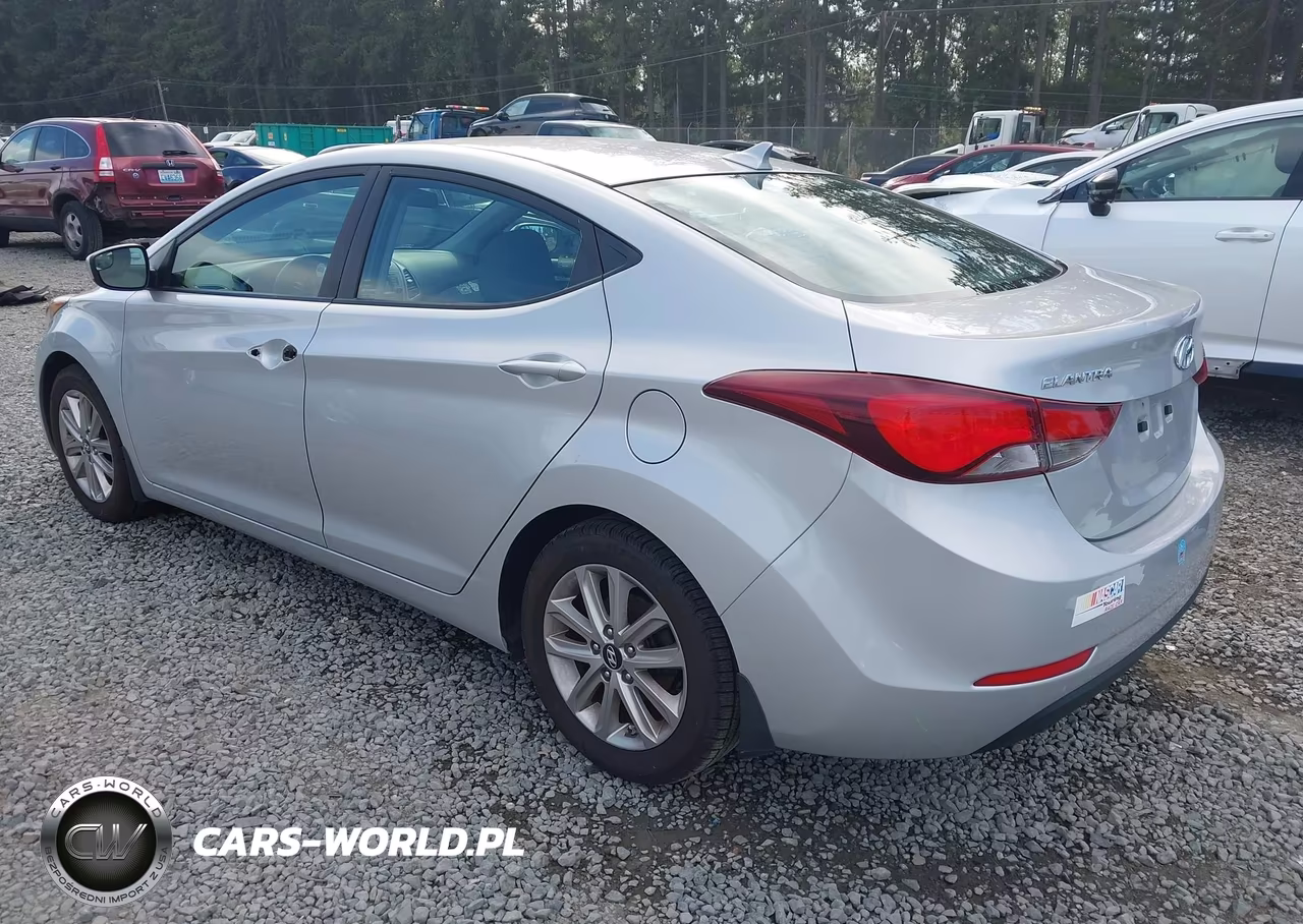 2015 Hyundai Elantra Se VIN:5NPDH4AE9FH588570 - 3