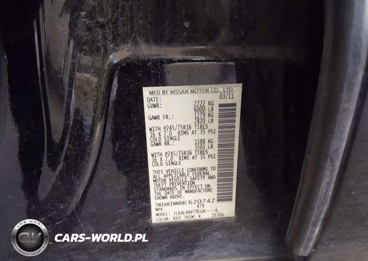 2011 Nissan Pathfinder S VIN:5N1AR1NN6BC620742 - 9