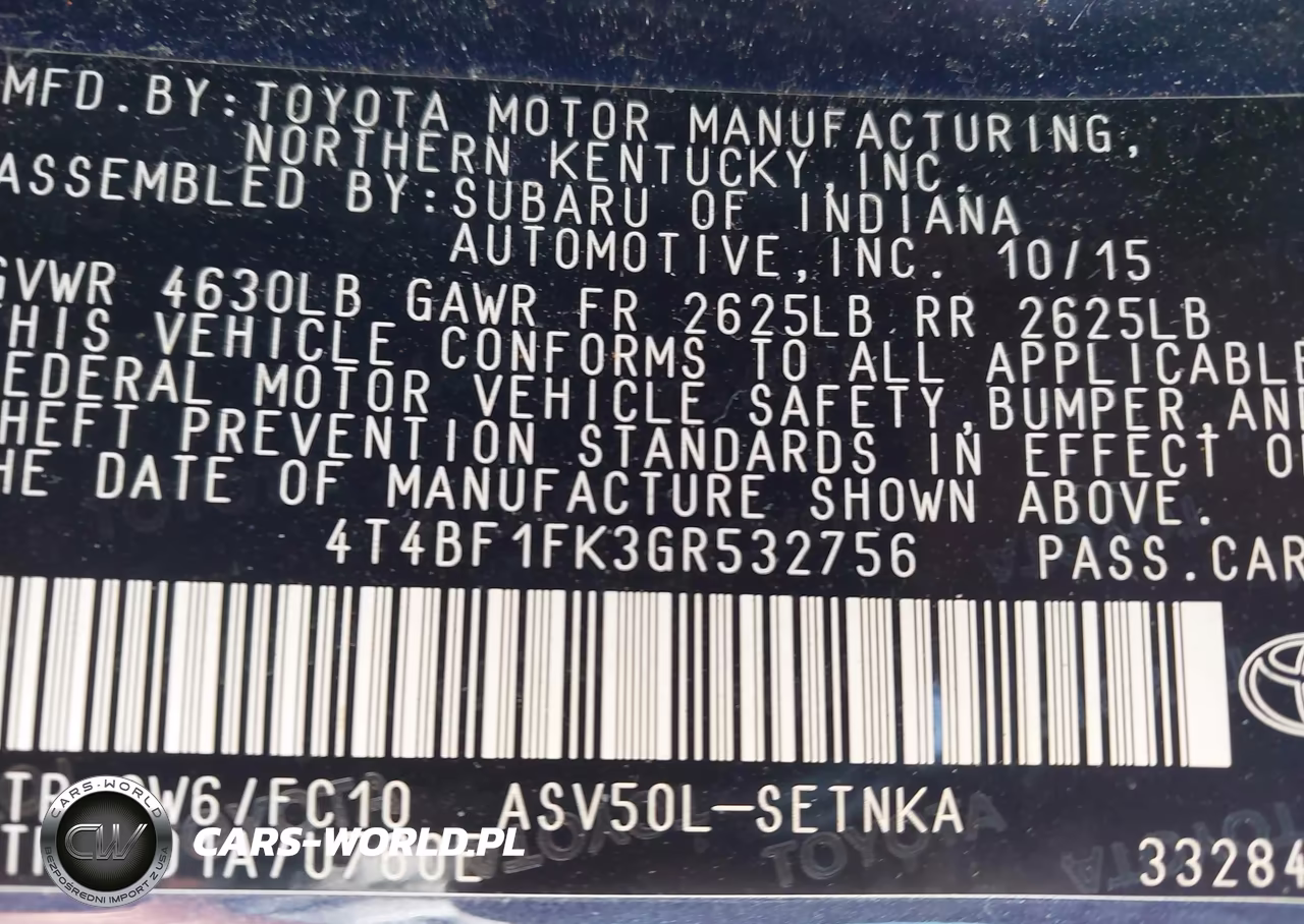 2016 Toyota Camry Le VIN:4T4BF1FK3GR532756 - 9