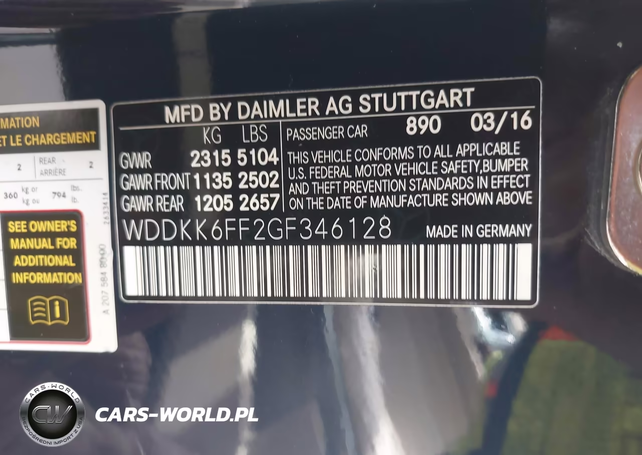 2016 Mercedes-Benz E 400 VIN:WDDKK6FF2GF346128 - 9