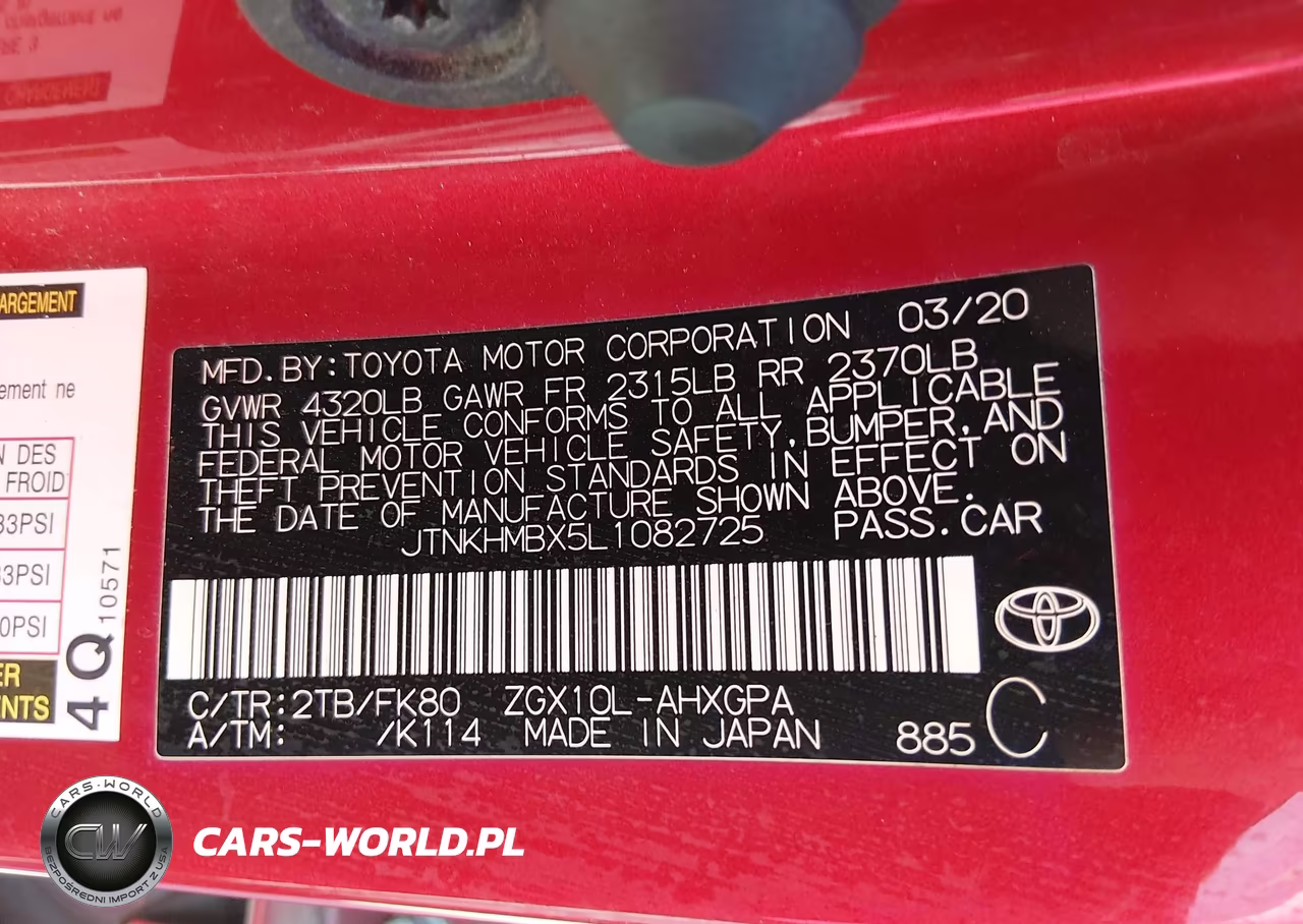 2020 Toyota C-Hr Xle VIN:JTNKHMBX5L1082725 - 9