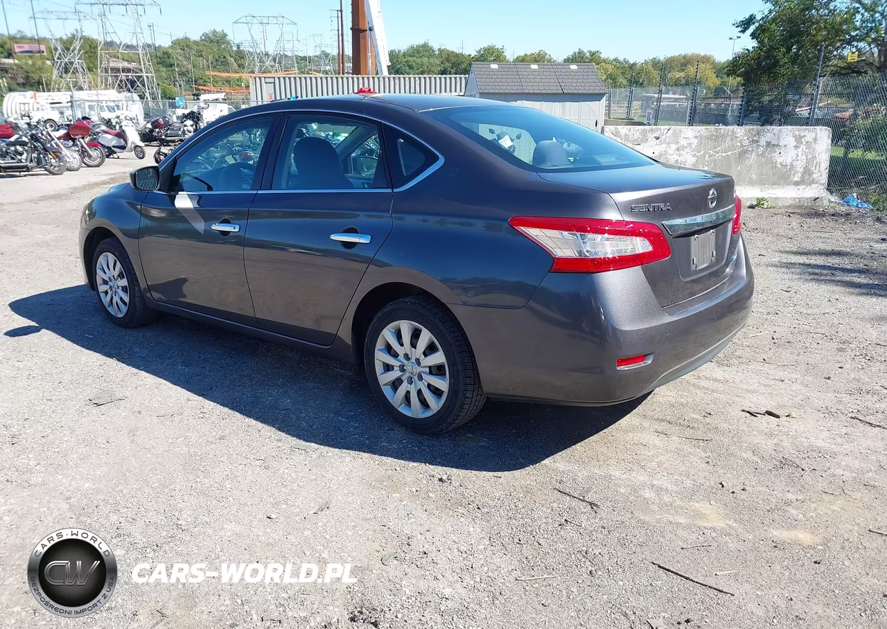 2013 Nissan Sentra Sv VIN:3N1AB7AP9DL741830 - 3
