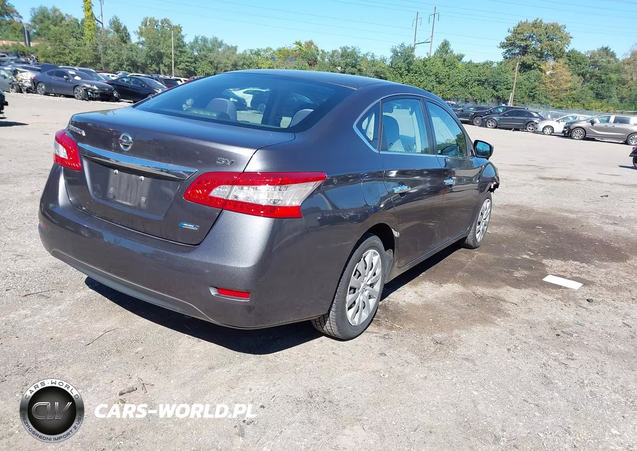 2013 Nissan Sentra Sv VIN:3N1AB7AP9DL741830 - 4
