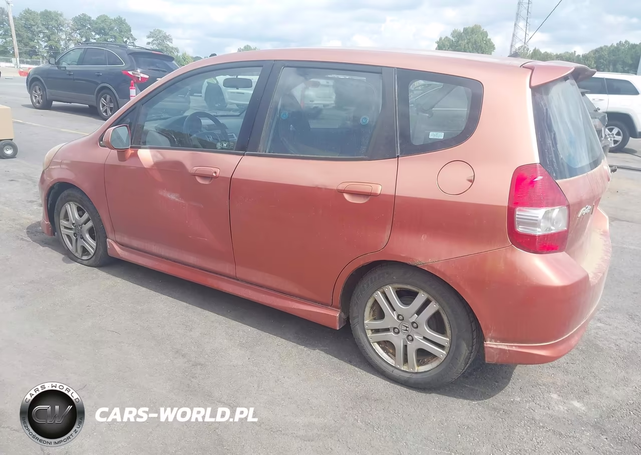 2007 Honda Fit Sport VIN:JHMGD38657S055408 - 3