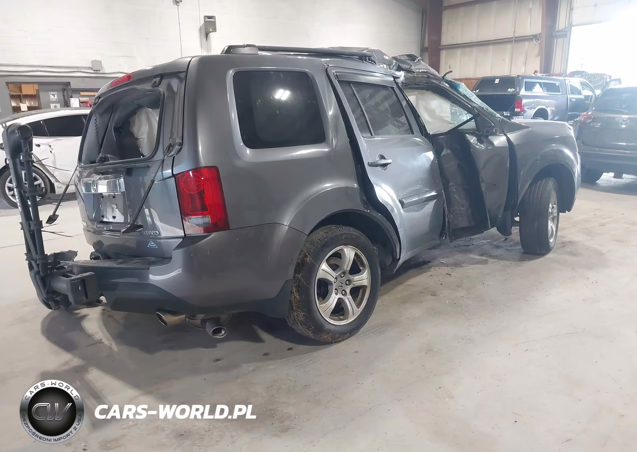 2014 Honda Pilot Ex-L VIN:5FNYF4H51EB019450 - 4