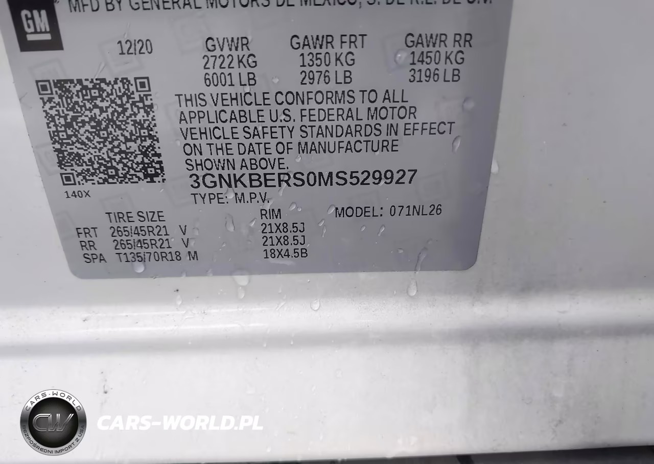 2021 Chevrolet Blazer Fwd Rs VIN:3GNKBERS0MS529927 - 9