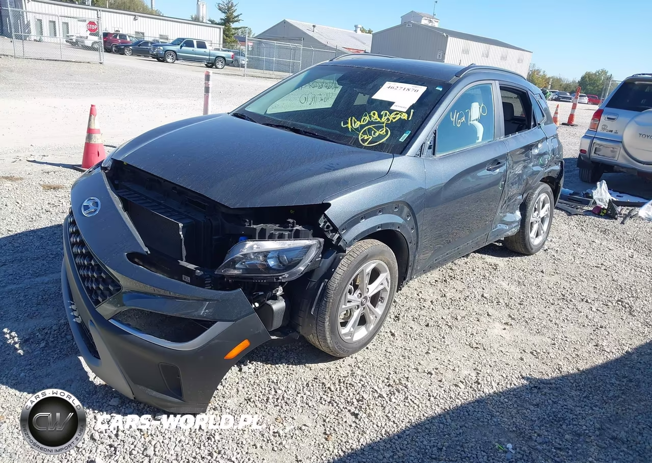 2022 Hyundai Kona Sel VIN:KM8K32ABXNU836521 - 2
