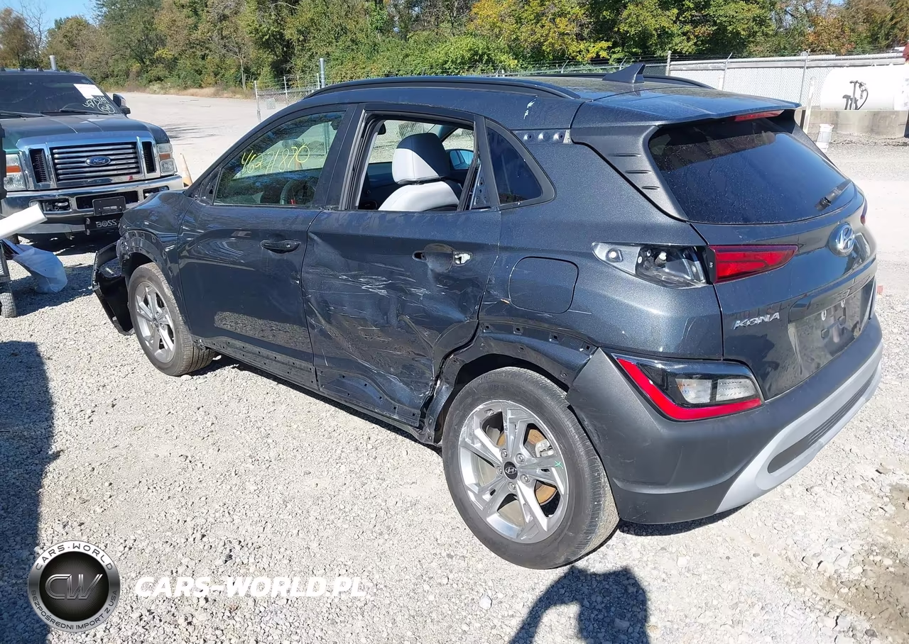 2022 Hyundai Kona Sel VIN:KM8K32ABXNU836521 - 3