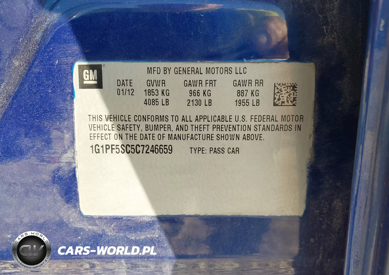 2012 Chevrolet Cruze 1Lt VIN:1G1PF5SC5C7246659 - 9