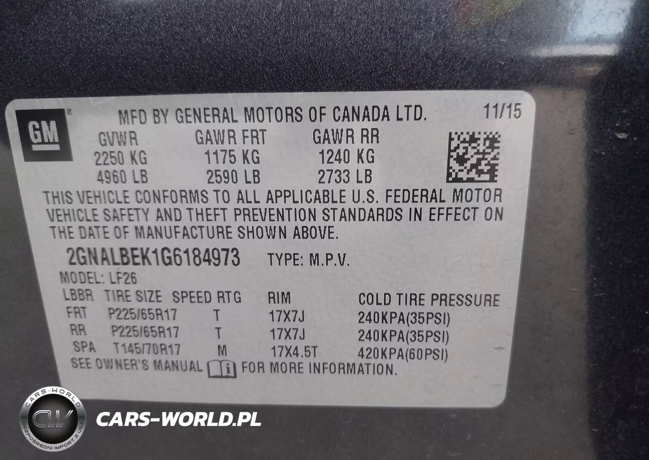 2016 Chevrolet Equinox Ls VIN:2GNALBEK1G6184973 - 9