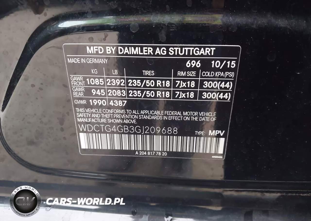 2016 Mercedes-Benz Gla 250 4Matic VIN:WDCTG4GB3GJ209688 - 9