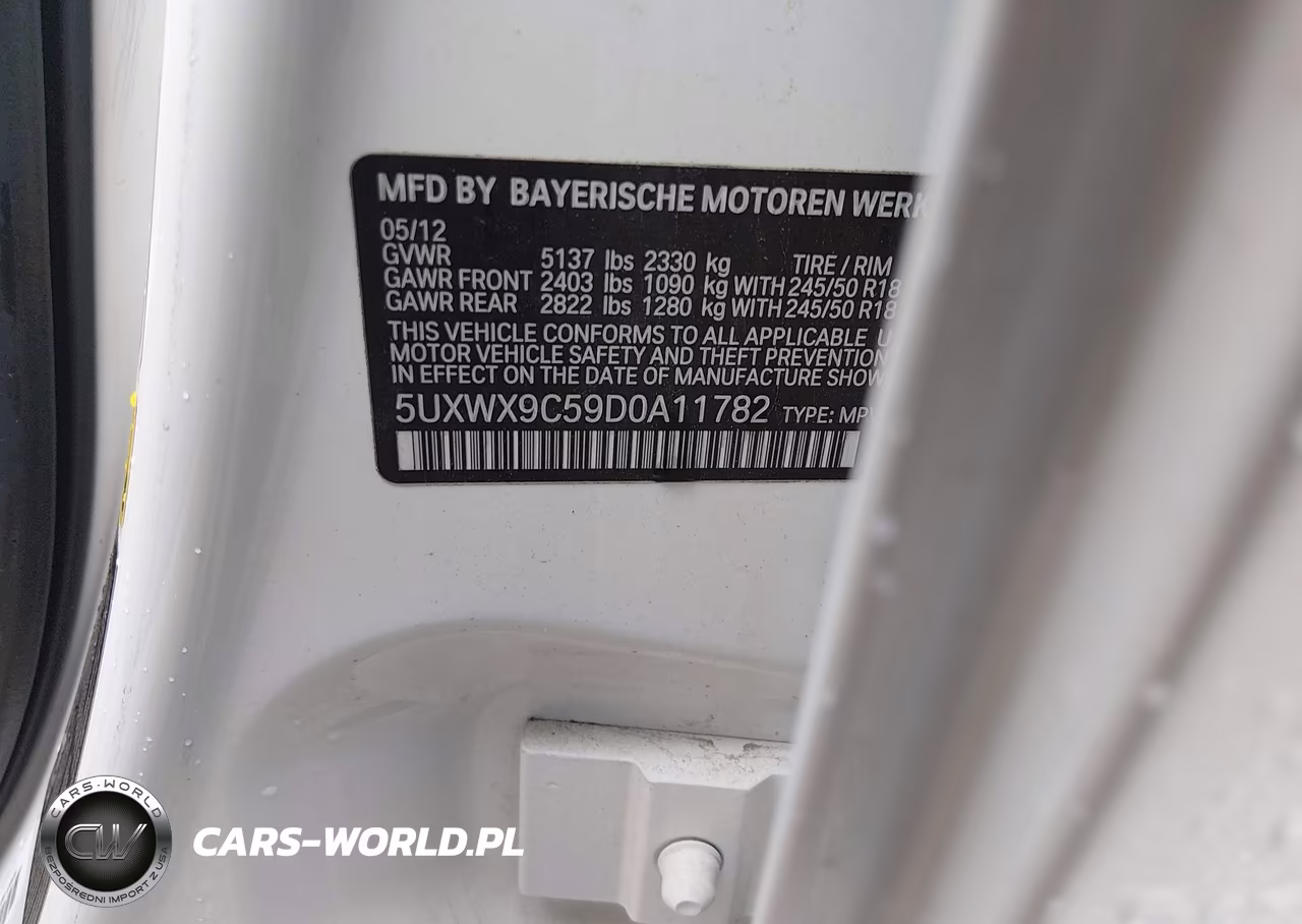 2013 BMW X3 xDrive28I VIN:5UXWX9C59D0A11782 - 9
