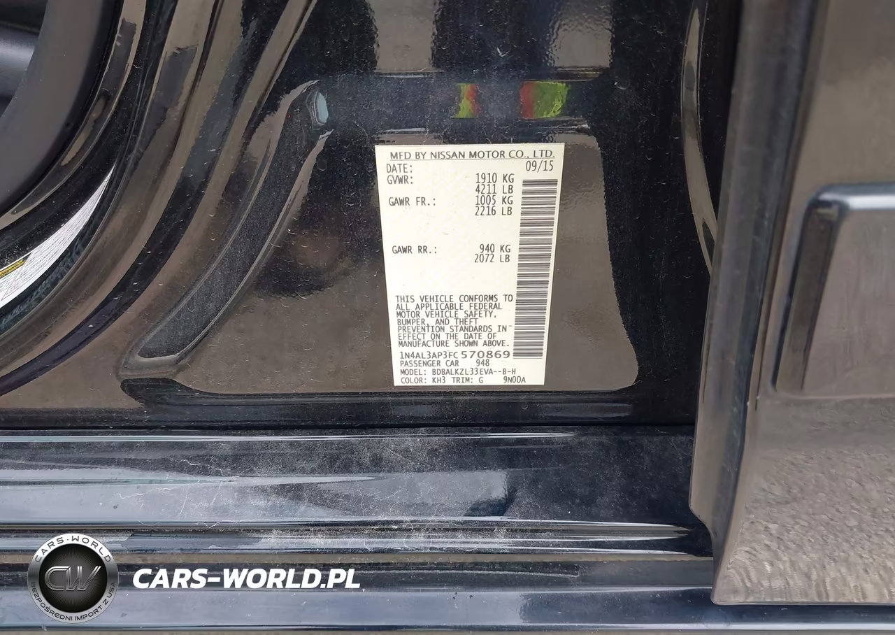 2015 Nissan Altima 2.5 Sv VIN:1N4AL3AP3FC570869 - 17