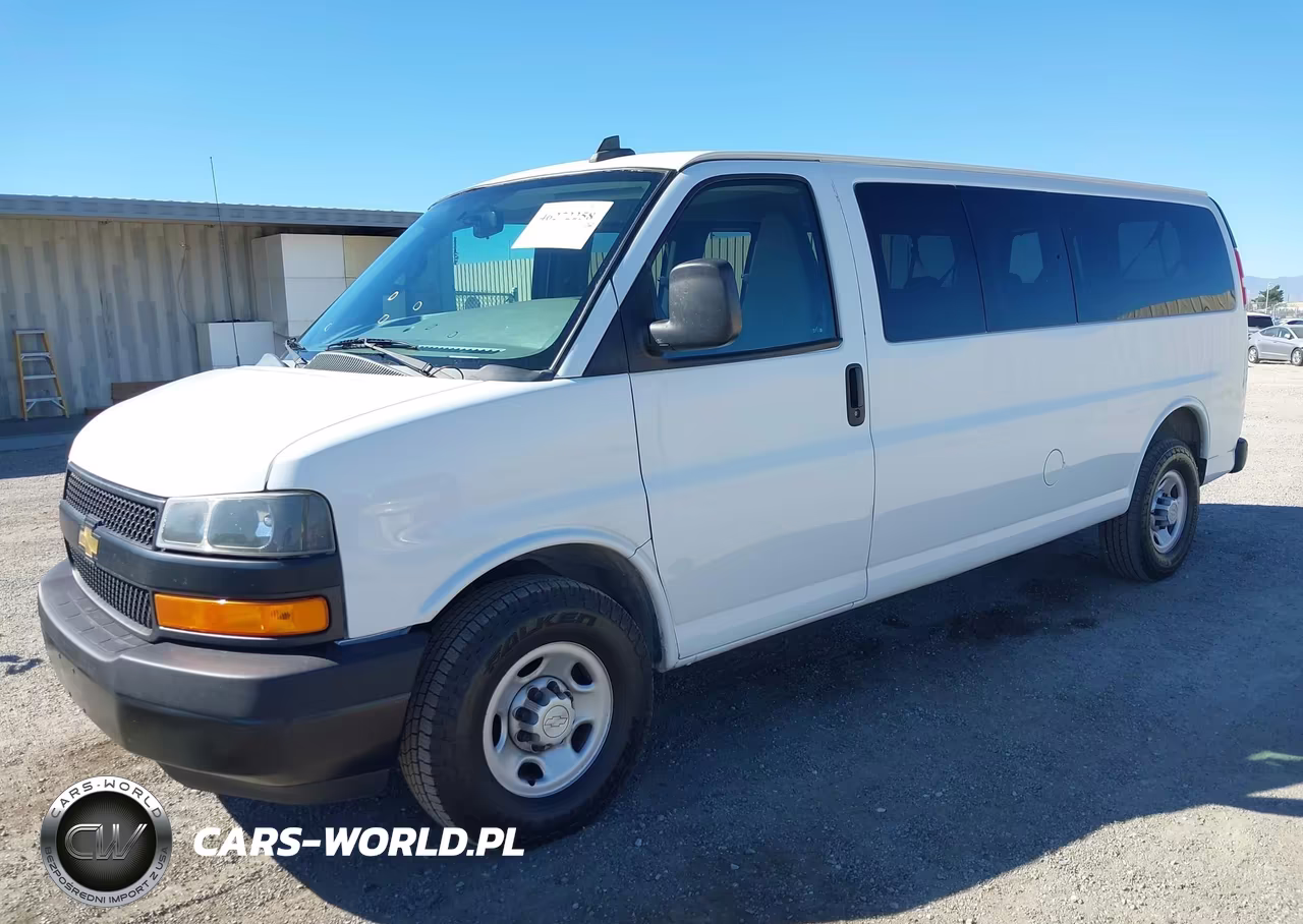 2020 Chevrolet Express Passenger Rwd 3500 Extended Wheelbase Ls VIN:1GAZGNFGXL1116138 - 2