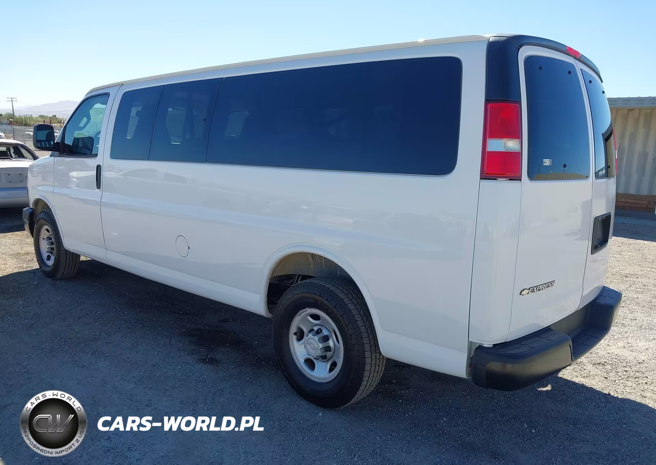 2020 Chevrolet Express Passenger Rwd 3500 Extended Wheelbase Ls VIN:1GAZGNFGXL1116138 - 3