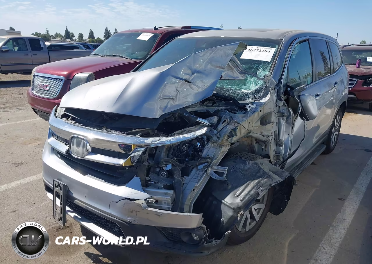 2019 Honda Pilot Ex-L VIN:5FNYF5H50KB010272 - 2